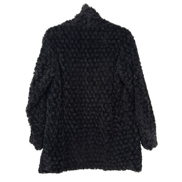 WILFRED FREE Greta Plush Faux fur Black Jacket sz XXS - Picture 5 of 8